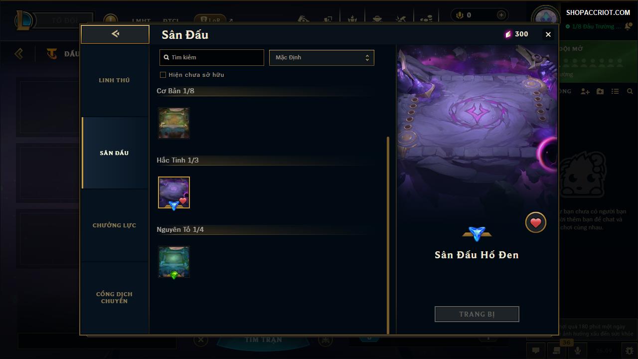 Acc Liên Minh Huyền Thoại mã số 10006