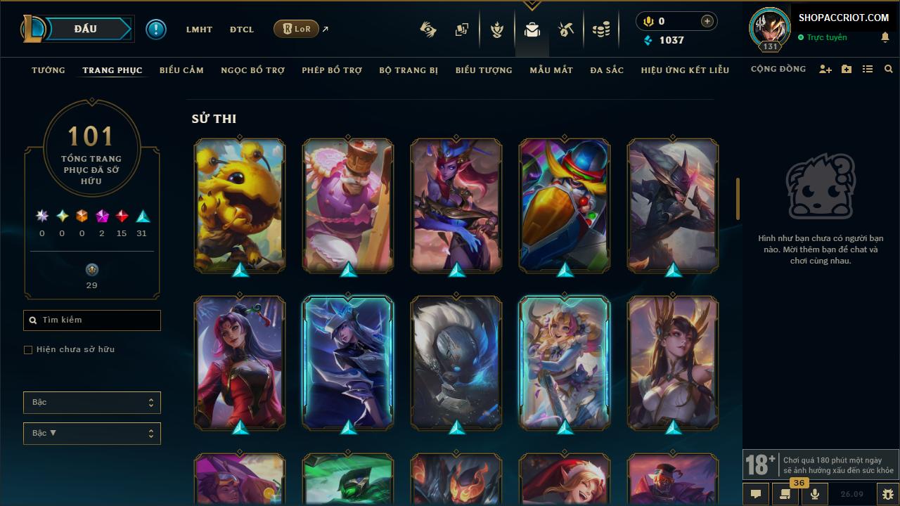 Acc Liên Minh Huyền Thoại mã số 9749